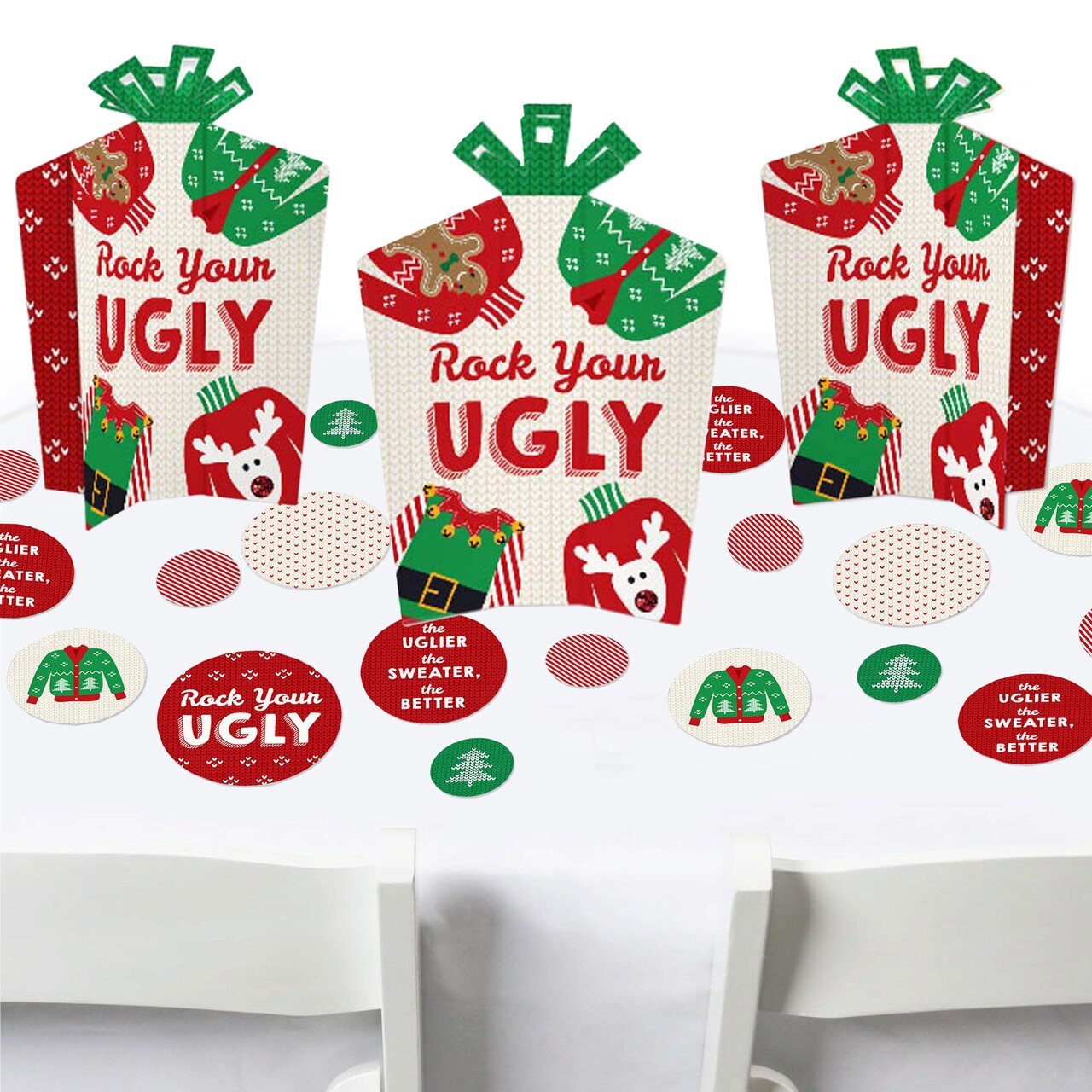 Ugly sweater party decorations on sale